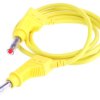 66.9407-100-24, PVC, 32A, 600V, kolor: Żółty, dł. 1m, CAT II 600V, -10 → +70°C, Staubli