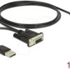 62875 Connection cable, M8 waterproof socket > DB9 socket