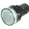 Kontrolka led 29mm 24V AC/DC AD16-22D/S biała