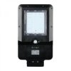 Oprawa uliczna VT-ST15 15W 1600lm IP65 LED SOLAR STREETLIGHT COLORCODE:6000K BLACK COVER 8548