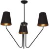 Żyrandol VICTORIA BLACK 3xE27 MLP4912 Milagro