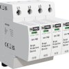 Zabezpieczenie przeciwprzepięciowe Trzy-fazowy, 40kA, 1,35kV, montaż na szynie DIN, RS PRO