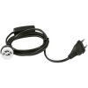 Eurolite 51100667 Bulb Holder GU10 230V EU Plug with Toggle Switch