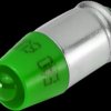 LED lamp, MG/T1 3/4, 12 V (DC), 12 V (AC), green, 10-2J09.1065