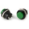 Przycisk chwilowy R13-507 - zielony - 250V-3A - 16mm - monostabilny - okrągły