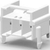 Socket header, 3 pole, pitch 6 mm, angled, natural, 1969694-3