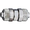Hose connector, L 33 mm, 18 bar, brass, nickel-plated, for hose, 110519