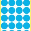 3005 Marking points, 18 mm, blue