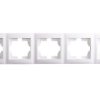 Wesa Ramka Pięciokrotna Uniwersalna Biała Lc-51