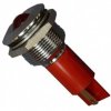 Signal light, 24 V (DC), red, 80 mcd, Mounting Ø 19 mm, pitch 1.25 mm, LED number: 1, Q19P1CXXR24E