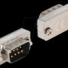 66826 Adapter RS-232/422/485 DB9 male loopback
