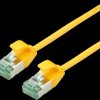 21453327 Patchkabel Cat.6a (Class EA) U/FTP, Slim, gelb, 5 m