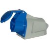 Gniazdo stałe 16A 3P 250V /2p+z/ nieb. TAREL 122