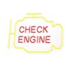 Neon PLEXI LED CHECK ENGINE żółto czerwony NNE21 Neolia
