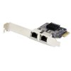 StarTech.com ST1000SPEXD4T 2-Port Gigabit PCIe Network Adapter Card, 10/100/100