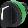 ZB5FD5 Front element for selector switch XB5, locking, black