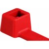 Cable tie, PA, (L x W) 100 x 2.45 mm, bundle-Ø 1.5 to 22 mm, red, -40 to 85 °C, 116-01812