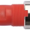 2 mm panel socket, plug-in connection, CAT III, red, SEB 8660 NI / RT