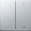 MERTEN Klawisz System M podwójny z oznaczeniem ''0/1'' aluminiowy MTN312060 SCHNEIDER ELECTRIC