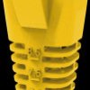12011112 Cable bend relief for RJ45, yellow, 10 pieces