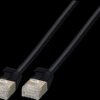 K5547SW.0,25 0,25 m Patch Cable U/FTP, Cat.6A, ultraflex, black