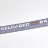 Commodore 64C 'Reloaded' grey badge 0.5mm thick