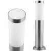 Lampa Ogrodowa Zewnętrzna E27 Inox Słupek 45Cm Lilium Lumiled
