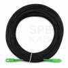 Patchcord światłowodowy SM SC/APC-SC/APC simplex 3mm G657A2 zewnętrzny DROP bezhalogenowy LSOH czarny 70m NEKU