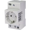 Gniazdo modułowe 2P+Z 10/16A 230V Schuko na szynę 002414020 ETI