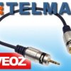 Adapter JACK stereo wtyk 2.5mm - gniazdo 3.5mm