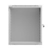 Szafa instalacyjna rack wisząca 19 12u 540x350 szara drzwi przeszklone lanberg (flat pack) WF03-5312-10S