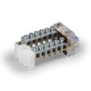 Szyna N i PE Clampo Ground N 10x16mm2 PE 10x16mm2 500V KN4.210