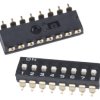 Przełącznik DIP 8-pozycyjny 8P SMD 25 mA przy 24 V DC -20 → +70°C