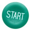 Wkładka Przycisku 22Mm Płaska Zielona Z Symbolem Start Zba333