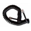 Kabel telefoniczny spiralny 4m czarny