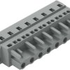 Socket header, 8 pole, pitch 7.5 mm, angled, gray, 231-208/031-000