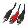 Przyłącze Jack 3.5mm wtyk - 2xRCA wtyk 10m