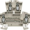 Multi level terminal block, screw connection, 0.5-4.0 mm², 24 A, 6 kV, dark beige, 1021500000