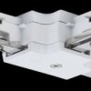 97686 URail T-piece connector, 104x62 mm, max. 1000 W, white
