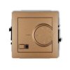 DECO Regulator temperatury elektroniczny z czujnikiem podpodłogowym złoty metalik 8DRT-1
