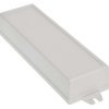 Obudowa Poliwęglan szerokość zew. 49 mm długość zew. 155mm wys. zew. 27 mm RS PRO IP54 Jasnoszary