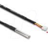 91386 Temperature sensor cable, DS18B20, 3 pin socket, 1 m