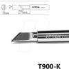 T900-K Soldering tip, 0.8/0.25 mm, knife tip, beveled