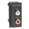 LIVING NOW Gniazdo RCA - 1 moduł - czarne KG4269R LEGRAND