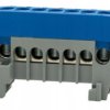 Listwa ochronna ZPI 7-modułowa (7x16mm2) IP20 AL/CU - niebieska