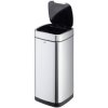 Durable 342323 Sensor Bin 35L Stainless Steel Touch-Free Silver