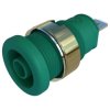 SKS Hirschmann 935980851 SEB 2610 F48 Safety socket green 1pc nickel