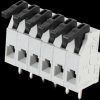 AST0250604 6-pin spring loaded terminal, 5-mm pin spacing