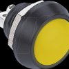 GQ12B-10YA Pushbutton,Ø 17,5/12 mm, 2A-36 VDC, yellow