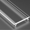 Profil LED - Klosz transparentny przeźroczysty 1m PVC do taśm LED